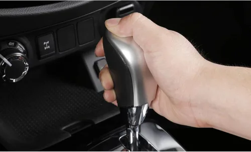Vista 3 de Para Nissan Navara NP300 D23 2016-2019, accesorios de coche, decoración interior, perilla de palanca de cambios