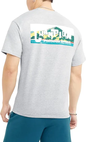Vista 2 de Champion, Cotton Midweight Crewneck Tee,t-Shirt for Men, Graphic Script