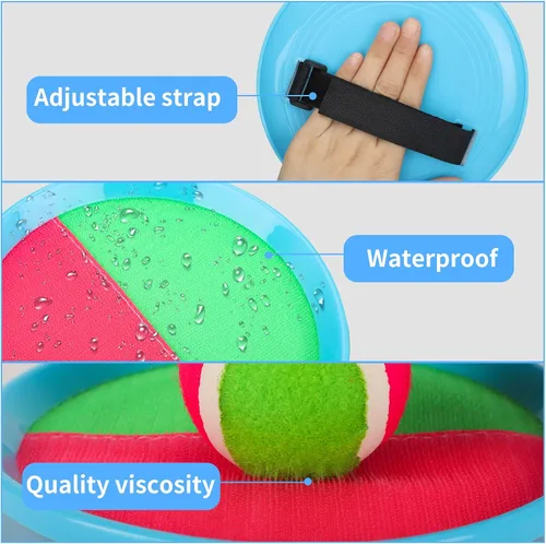 Vista 3 de Juguetes de pelota para lanzar y atrapar para niños de 4 a 8 años, versión mejorada de lanzamiento de pelota para niños y niñas, regalos