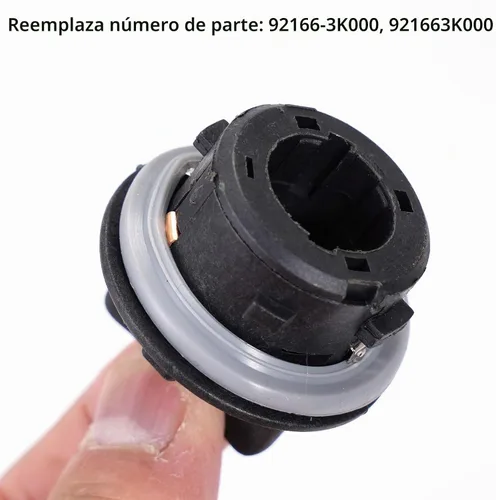 Vista 4 de Soporte de bombilla de señal de giro delantero 92166-3K000 apto para Kia Hyundai Forte Optima