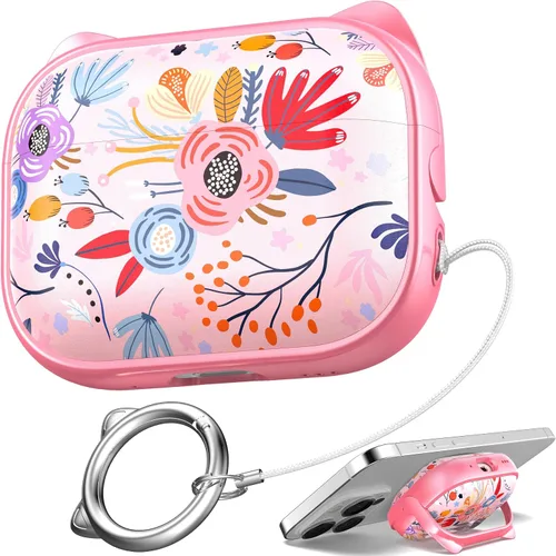 Vista 10 de Funda para Estuche de Airpods Pro de 2ª/1ª Generación, Compatible con Estuche de Airpods Pro de 2ª Gen Puerto de Carga USB C, Funda Suave