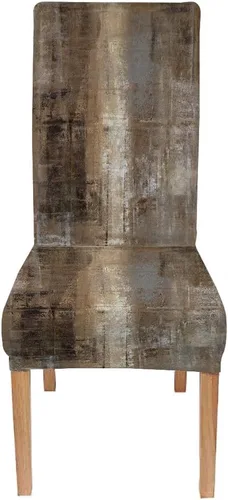 Vista 81 de TOMWISH Juego de 2 fundas para sillas de comedor, color turquesa y gris, fundas elásticas para sillas Parsons, de elastano, lavables, protectores
