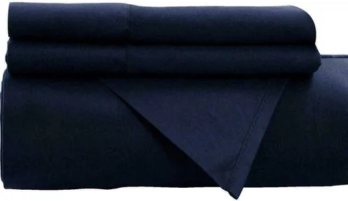 Vista 3 de Empire Home Persian Collection - Sábana encimera sólida 1800 sin arrugas (negro, individual)
