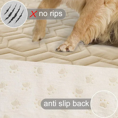 Vista 3 de Tcksstex - Funda impermeable y antideslizante para cama de perro, manta para mascotas, sofá, colchón protector para incontinencia de coche, funda