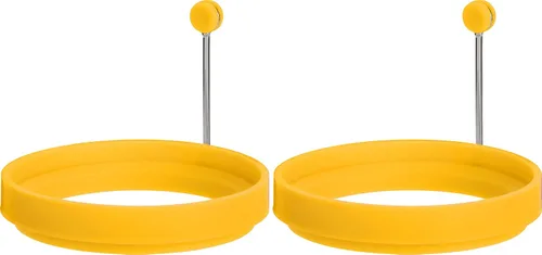 Vista 6 de Trudeau, Juego de 2 anillos para huevos estándar, amarillo Maison (0537083) (paquete de 3)