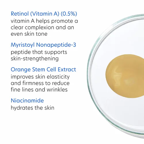 Vista 3 de PCA SKIN Suero facial intensivo antienvejecimiento – 0.5% pura vitamina A crema de retinol para tono de piel desigual, líneas finas y arrugas (1 oz)