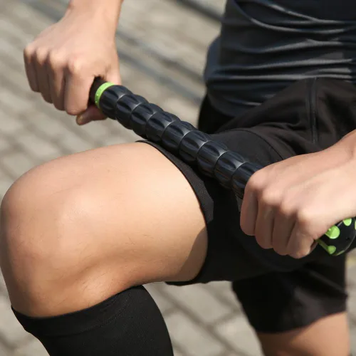 Vista 5 de IDSON - Rodillo muscular para atletas - Palos de masaje corporal - Masajeador de rodillos musculares para aliviar el dolor muscular, calambres