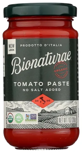 Vista 5 de Bionaturae Pasta de tomate orgánica 7 onzas.