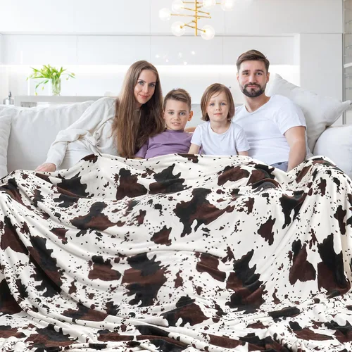 Vista 10 de Edenleaf - Manta con estampado de leopardo de forro polar, manta suave y acogedora para cama, sofá, viajes y camping, supersuave y mullida