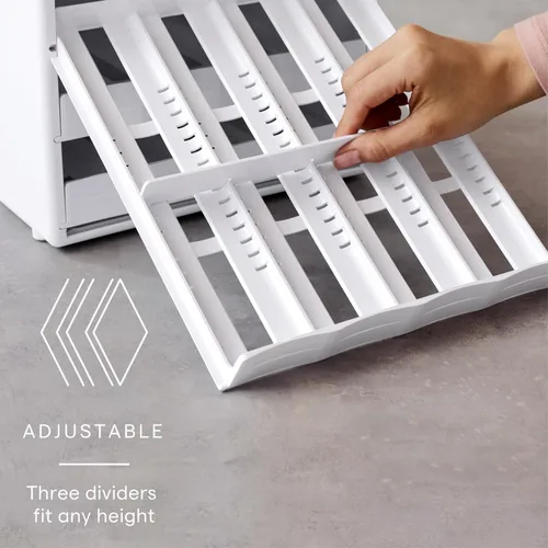 Vista 2 de YouCopia SpiceStack® - Organizador ajustable para especias, 24 botellas de condimentos y especias para armario de cocina y organización de despensa