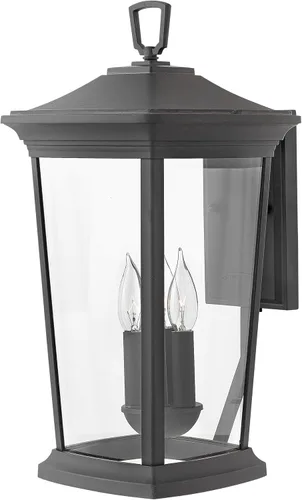 Vista 11 de Hinkley Bromley Collection - Linterna pequeña de pared LED de 4 W, color negro museo