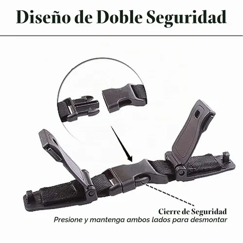 Vista 3 de Clip de asiento de bebé, hebilla de bloqueo de hebilla para arnés de pecho, hebilla universal de repuesto infantil para cochecitos de sillas altas