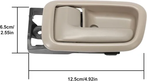Vista 8 de 692070C010B1 2pcs manijas de puerta interior trasera interior 2000-2006