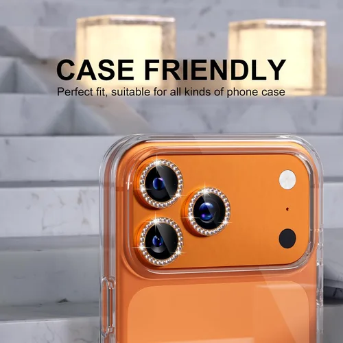 Vista 110 de Choiche Compatible para iPhone 16 Pro/iPhone 16 Pro Max Protector de Lente de Cámara, Vidrio Templado 9H Protector de Pantalla de Cubierta de Cámara