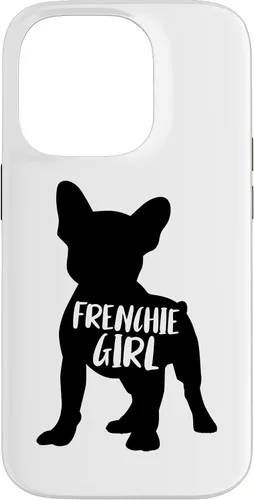 Vista 17 de Funda para iPhone 17 con diseño de bulldog francés con diseño divertido de Frenchie Girl