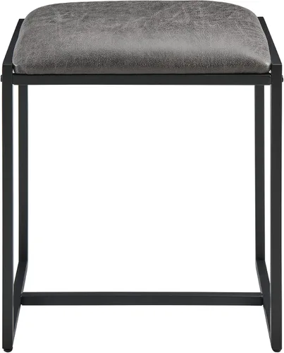 Vista 7 de Juego de mesa de tocador con taburete tapizado, escritorio con 2 cajones