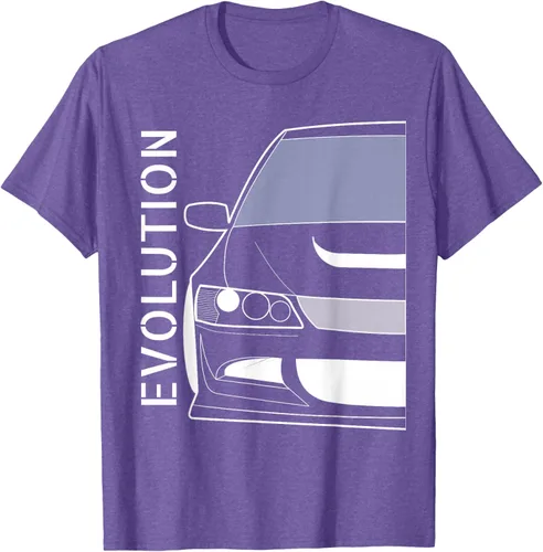 Vista 10 de Camiseta Evo 8 Design Turbo JDM Classic Legends, Negro, S