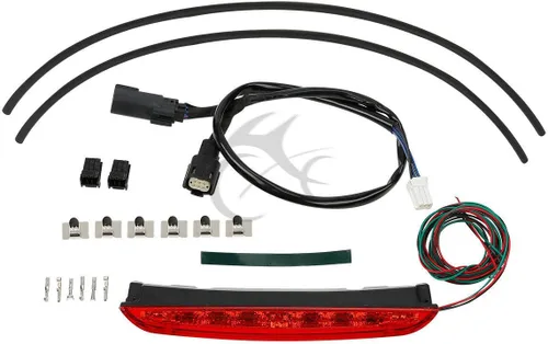 Vista 2 de TCT-MOTORPARTS Luz de freno trasera LED para Harley Air Wing Touring Road King FLHR 2014-2024 Street Electra Glide Ultra Classic FLHTCU FLHTK FLHX