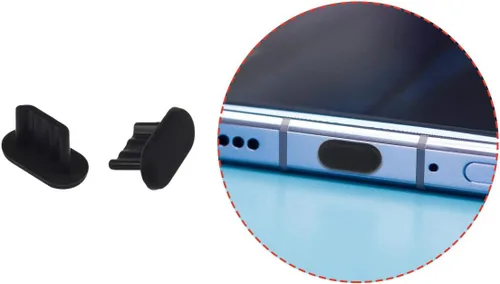 Vista 3 de 25 tapones antipolvo micro USB, tapón antipolvo de silicona para puerto micro USB, cubierta de puerto micro USB, protector antipolvo