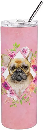 Vista 169 de Caroline's Treasures CK4270TBL20 - Vaso delgado de acero inoxidable de 20 onzas con aislamiento al vacío de doble pared, reutilizable