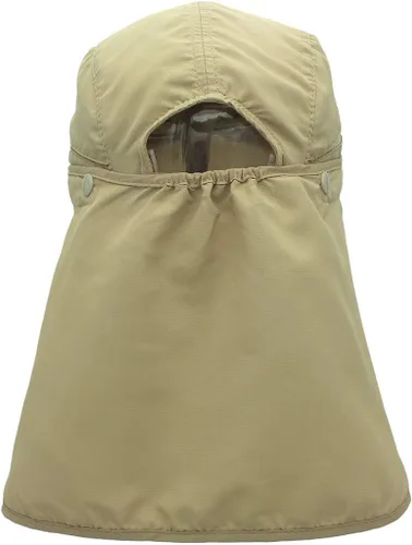 Vista 3 de Home Prefer Gorra de protección solar UPF 50+ para niños, sombrero de pesca de secado rápido con solapa para el cuello
