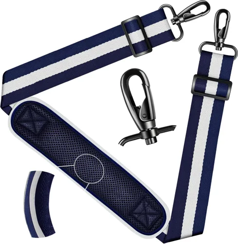Vista 49 de ZINZ Correa de hombro universal de 59 pulgadas con almohadilla transpirable fija ultra gruesa, correa de hombro ajustable y resistente para bolsa