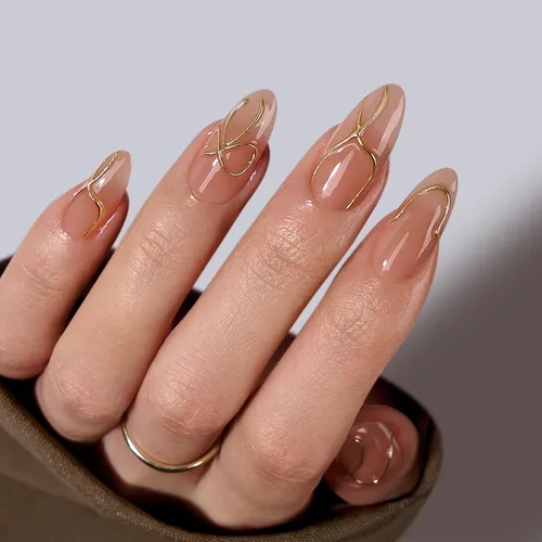Vista 51 de BTArtbox Uñas Postizas Blancas Cortas a Presión - Uñas Postizas de Gel Suave en Forma de Almendra, Uñas Blancas con Pegamento para Uñas, Uñas