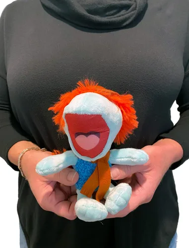 Vista 3 de Boober - Figura pequeña de peluche de 7.5 pulgadas Fraggle Rock para fanáticos de todas las edades