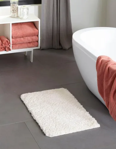 Vista 7 de Unique Loom Bano Luxe Bath Mat Collection - Alfombra de lujo (1 pies 8 pulgadas x 2 pies 7 pulgadas, rectangular, algodón rosa azúcar)
