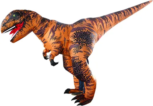 Vista 4 de Disfraz inflable T-Rex 2.0 unisex para Halloween Cosplay Dress-Up