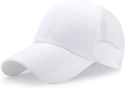 Vista 34 de Gorra de béisbol de ala corta, ajustable, de ala corta, para entrenamiento, pesca, atletismo, para correr