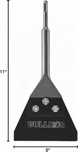 Vista 13 de Bosch Rascador de suelo SDS-plus Bulldog de 5 pulgadas x 11 pulgadas HS1418