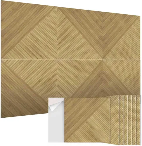 Vista 10 de Paquete de 5 paneles acústicos, paneles acústicos de pared de 47.2 x 23.6 x 0.4 pulgadas, grandes paneles insonorizados, paneles autoadhesivos a