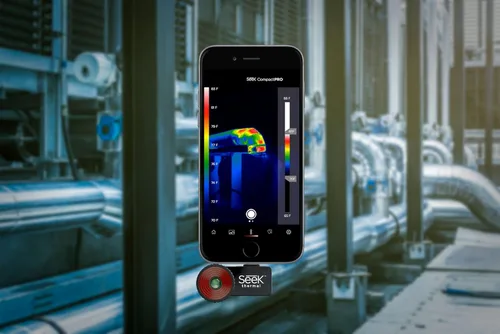Vista 3 de Seek Thermal CompactPRO – Cámara termográfica de alta resolución para Android MicroUSB