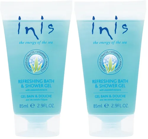 Vista 7 de Inis la Energía del Mar Gel Refrescante de Baño y Ducha - Tamaño de Viaje para Lavado Corporal para Mujeres y Hombres - Fragancia Fresca de Océano