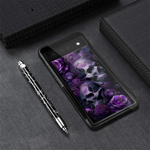 Vista 94 de Compatible con Google Pixel 4A 5G Mobile Case Creative Acrylic Panel trasero Silicona Protección Grip especialmente diseñado para Google Pixel 4A 5G