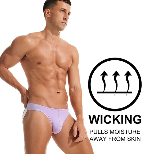 Vista 95 de SKYSPER Jock Strap Athletic Supporter para hombres Sexy Jockstrap Ropa interior masculina