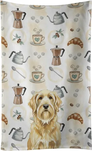 Vista 121 de Caroline's Treasures Afghan Hound - Toalla de cocina para barra de café, terciopelo frontal y lazo de algodón, lavable a máquina Sabueso afgano