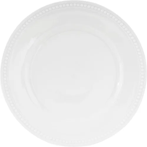 Vista 8 de Everyday White by Fitz and Floyd, juego de vajilla de 16 piezas con cuentas, servicio para 4