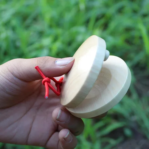 Vista 3 de Castañuelas de madera para instrumentos musicales - Dedos adultos (10 piezas)