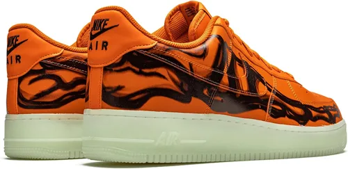 Vista 3 de Nike Zapatos Hombre Air Force 1 Bajo Naranja Esqueleto CU8067-800