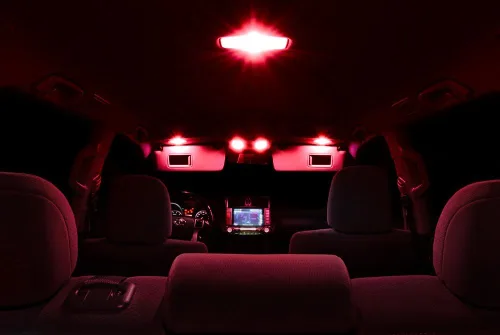 Vista 3 de XtremeVision LED interior para Subaru Legacy 2004-2014 (8 piezas) kit de LED interior rojo + herramienta de instalación