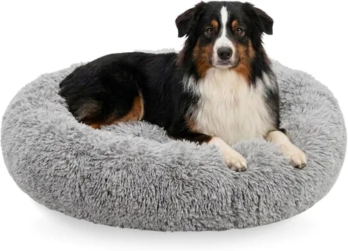 Vista 10 de Active Pets Cama Premium para Perros Pequeños en Forma de Dona, Se Adapta a Perros de Hasta 45 Libras, Funda Removible y Cojín Lavable, Felpa