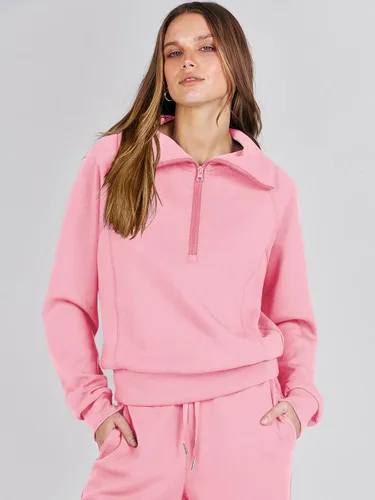 Vista 8 de ANRABESS Women 2 Piece Outfits Sweatsuit Set 2023 Fall Oversized Half Zip Sweatshirt Wide Leg Sweatpant Lounge Set Tracksuit