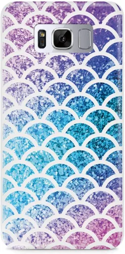 Vista 17 de Inspired Cases - Funda con textura 3D para iPhone Xs Max - Funda protectora de goma para Apple iPhone Xs Max - Escamas de sirena - Arco iris