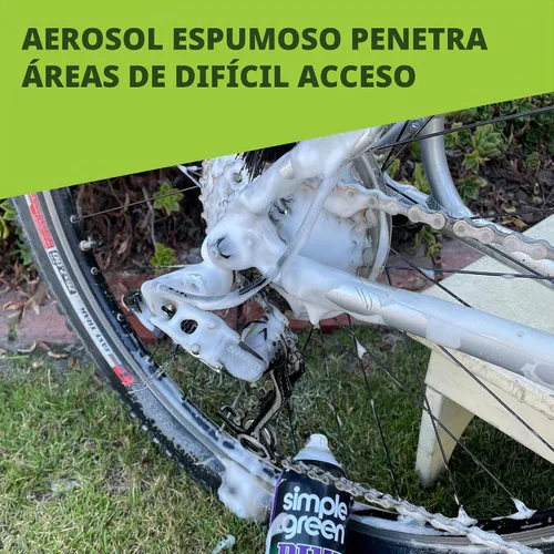 Vista 5 de Simple Green Limpiador y desengrasante en aerosol Bike de 20 onzas (paquete de 2)