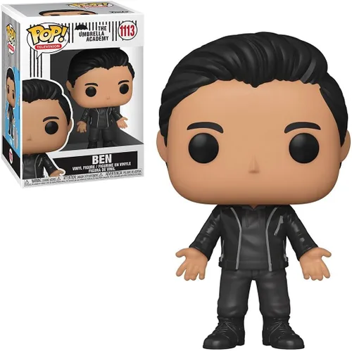 Vista 2 de POP Umbrella Academy Series 2 – Ben Hargreeves Funko Pop! Figura de vinilo (paquete con funda protectora compatible con Pop Box), multicolor, 3.75