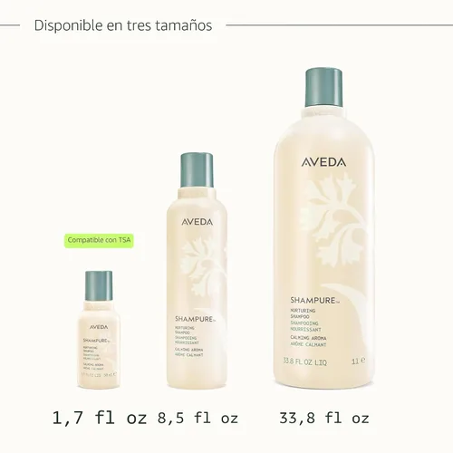 Vista 9 de Aveda Shampure Nurturing Shampoo for Fine to Medium Hair Gently Cleanses and Nourishes Hair With Abyssinian Oil Calming Aroma of Lavender &