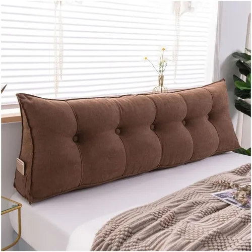 Vista 14 de Almohadas de cuña para cabecero + almohada de cuña para descansar y leer, cojín triangular súper suave, soporte de posicionamiento, almohadas largas