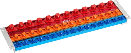 Vista 12 de JCK Organizador de Dados de Aluminio de Calidad Profesional (Dado de 1/2") con tira de diseño especial y pernos de posicionamiento giratorio de 360